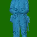 Mô hình lính bộ binh Anh Thế chiến thứ nhất (WW1) để in 3D - Thumbnail 1