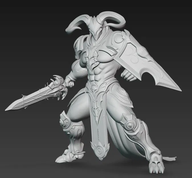 Mô hình Chiến binh Thần thoại (Mythical Creature 1) in 3D ấn tượng - Image 2