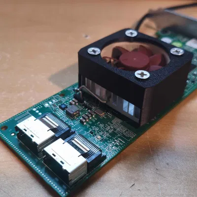 Giá đỡ quạt tản nhiệt 40mm cho card Dell PERC H310 hiệu quả