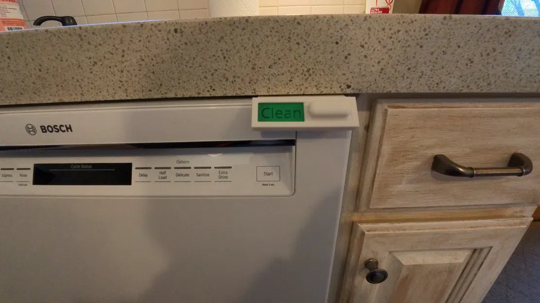 Bảng hiệu Clean/Dirty cho máy rửa bát, máy giặt - Image 1