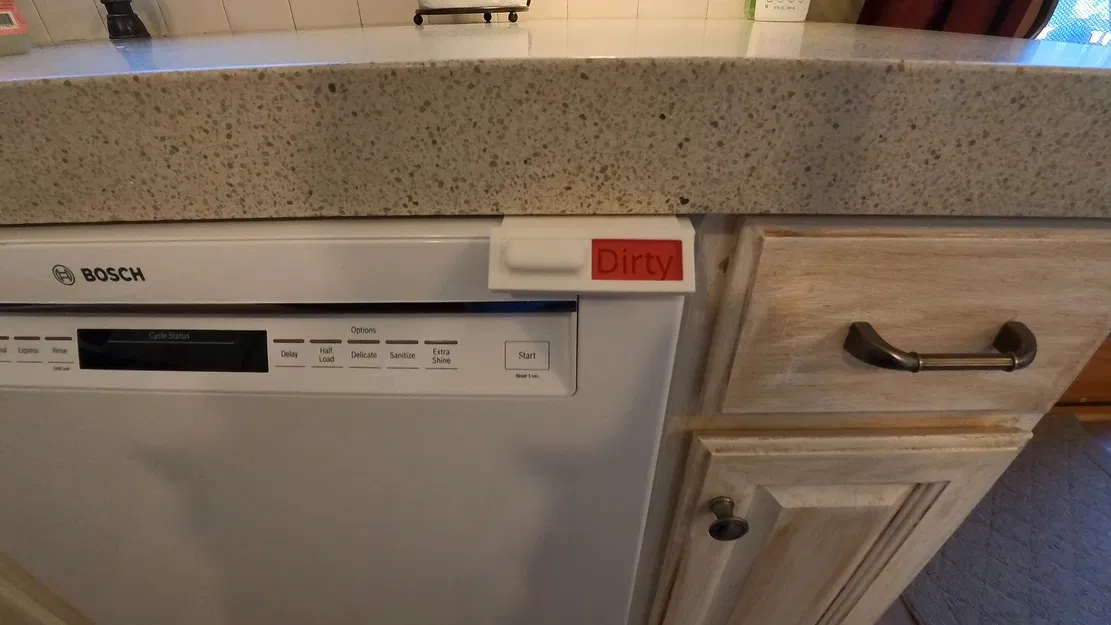 Bảng hiệu Clean/Dirty cho máy rửa bát, máy giặt - Image 2