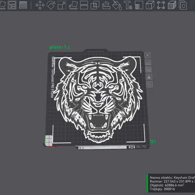 Mô hình đầu hổ 3D treo tường trang trí đầy cá tính