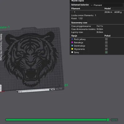 Mô hình đầu hổ 3D treo tường trang trí đầy cá tính