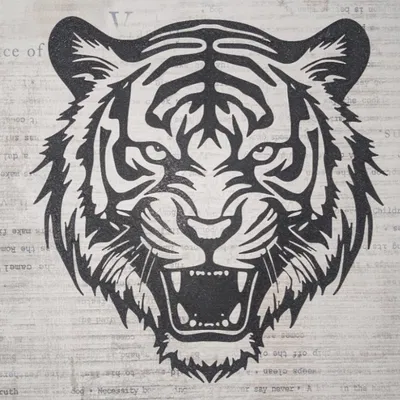 Mô hình đầu hổ 3D treo tường trang trí đầy cá tính