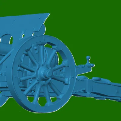 Mô hình pháo 18-Pounder quân đội Anh thời Thế chiến I (WW1)