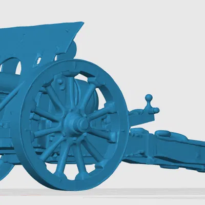 Mô hình pháo 18-Pounder quân đội Anh thời Thế chiến I (WW1)