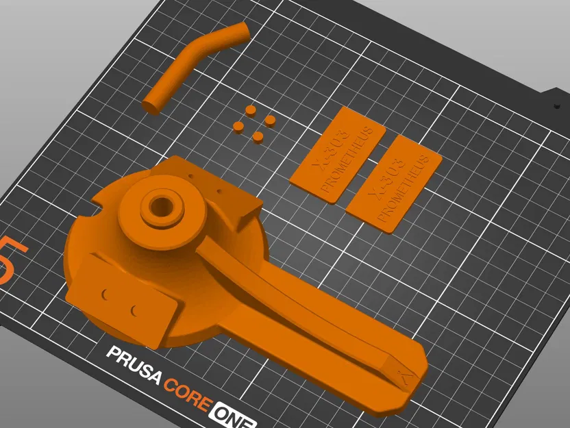 Mô hình cửa nạp động cơ X-303 Stand cho máy in 3D FDM - Image 1