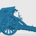 Mô hình pháo Howitzer 9.2-inch Anh Thế chiến I (WW1) in 3D - Thumbnail 3