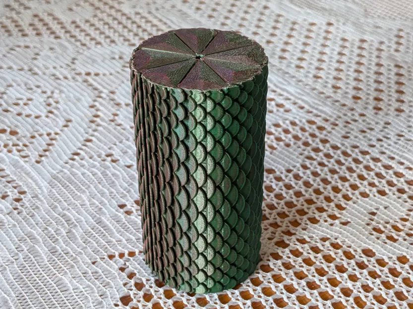 Dragon Scale Slider: Đồ chơi Fidget dạng trượt với khớp nối ẩn - Image 1