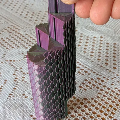 Dragon Scale Slider: Đồ chơi Fidget dạng trượt với khớp nối ẩn