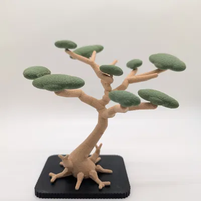 Cây Bonsai Nam Châm Để Bàn - Tán Lá Tháo Lắp Linh Hoạt