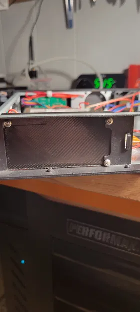 Tấm che cổng nguồn Flex PSU 1U - Phụ kiện in 3D cho Rackmount - Image 1