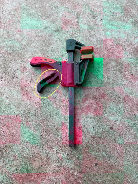 Tay cầm thay thế cho kẹp chữ F - Giải pháp sửa chữa kẹp 3D - Image 1