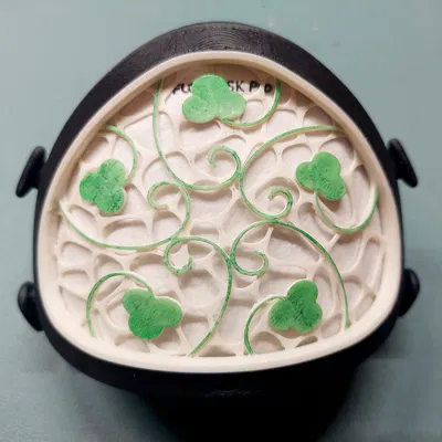 Miếng trang trí hình cỏ ba lá ngày Thánh Patrick cho khẩu trang Flo Mask