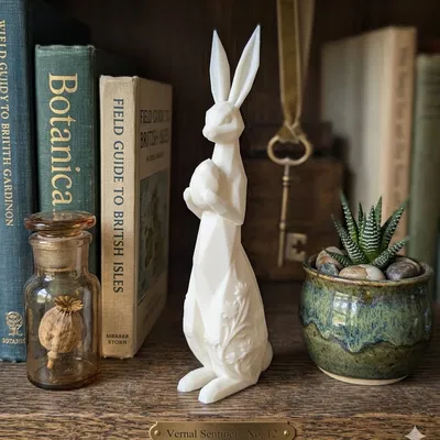 Mô hình chú thỏ Phục sinh hình học (Geometric Easter Bunny) trang trí
