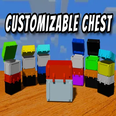 Mô hình rương lưu trữ tùy biến (Customizable Chest) độc đáo