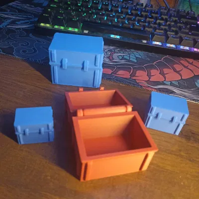 Mô hình rương lưu trữ tùy biến (Customizable Chest) độc đáo