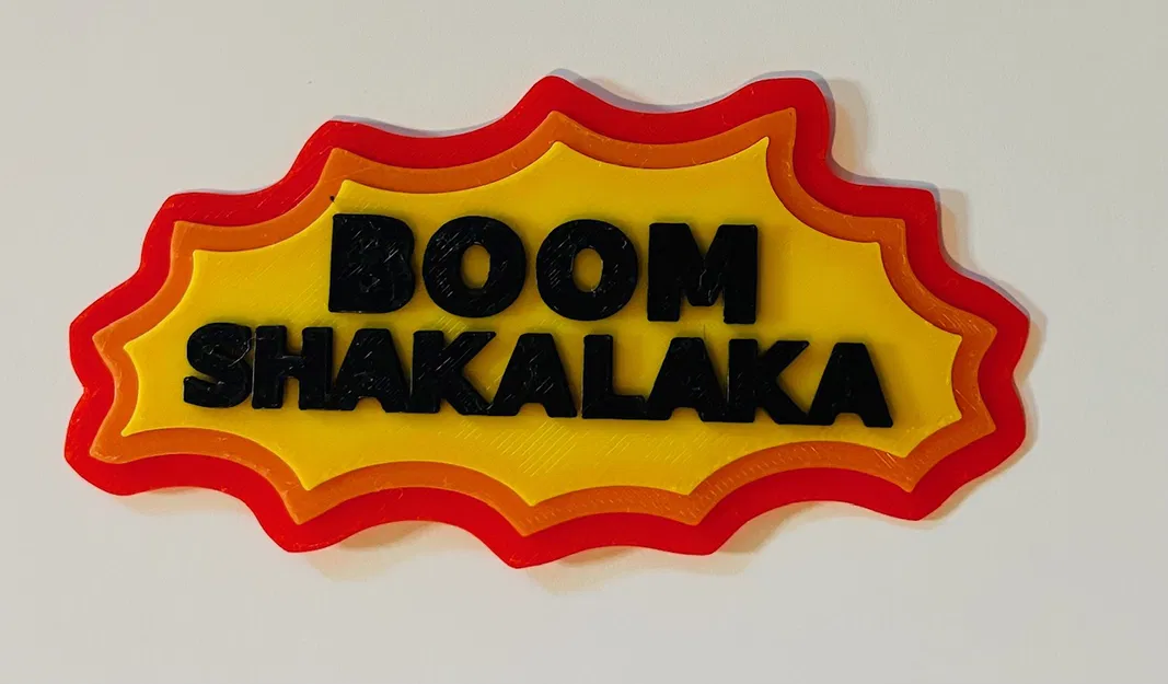 Mô hình trang trí 3D BOOMSHAKALAKA ấn tượng cho game thủ - Image 1