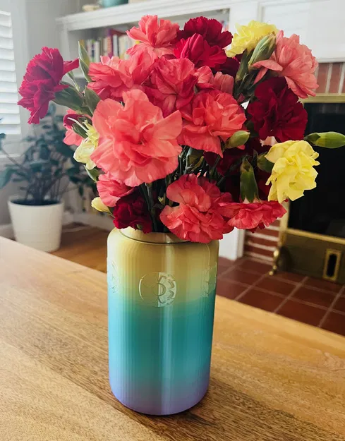 Mẫu bình hoa trang trí in 3D tinh tế, dễ in không cần support - Image 1