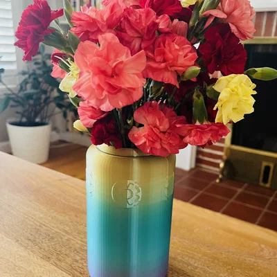 Mẫu bình hoa trang trí in 3D tinh tế, dễ in không cần support