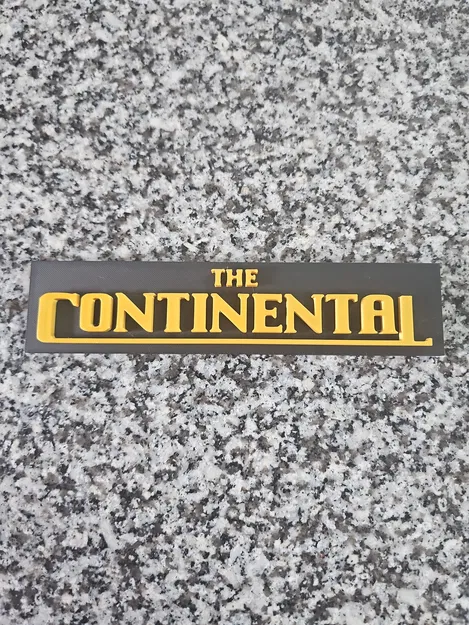 Biển hiệu 3D logo khách sạn The Continental (John Wick) cực chất - Image 1