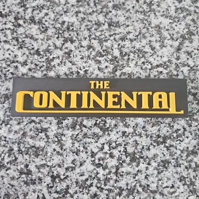 Biển hiệu 3D logo khách sạn The Continental (John Wick) cực chất