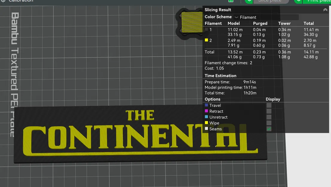 Biển hiệu 3D logo khách sạn The Continental (John Wick) cực chất - Image 2