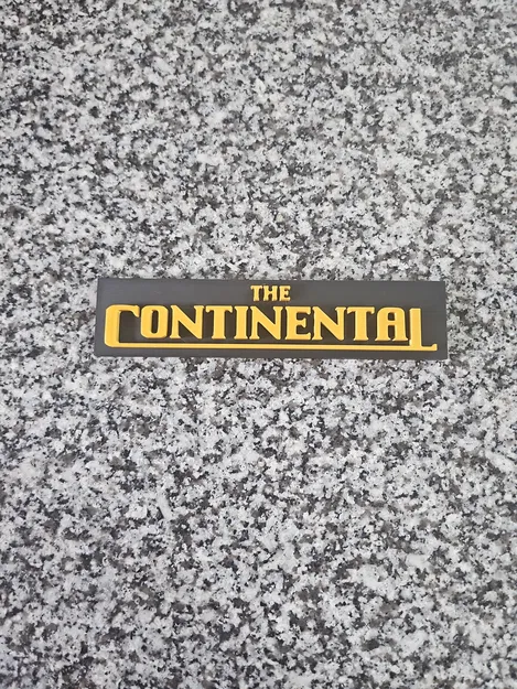 Biển hiệu 3D logo khách sạn The Continental (John Wick) cực chất - Image 3
