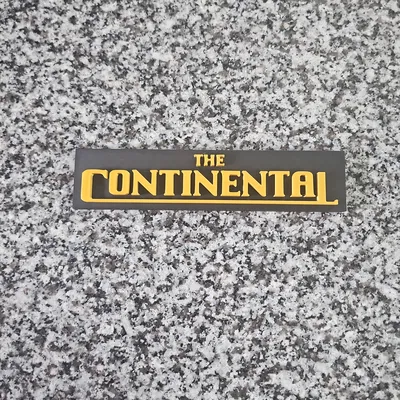 Biển hiệu 3D logo khách sạn The Continental (John Wick) cực chất