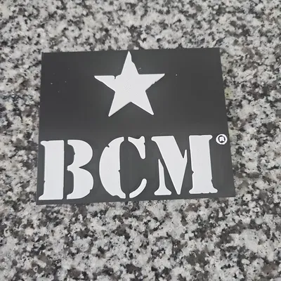 Bảng hiệu treo tường Logo BCM Bravo Company USA in 3D