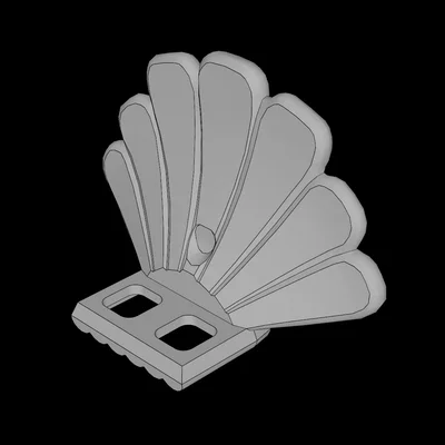 Mô hình đuôi công 3D độc đáo tương thích với nhân vật Lego