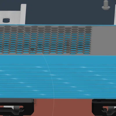 Ngàm gắn DIN Rail cho Meanwell UHP750 (Voron V2.4)