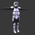 Mô hình Imperial Scout Trooper - Thumbnail 1