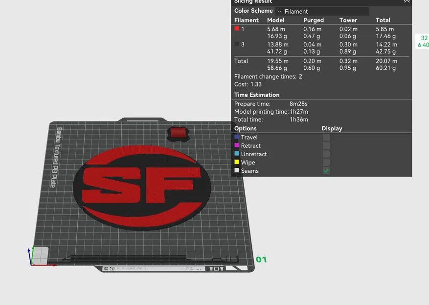 Bảng hiệu treo tường Logo Surefire (SF) 3D cho anh em đam mê - Image 2