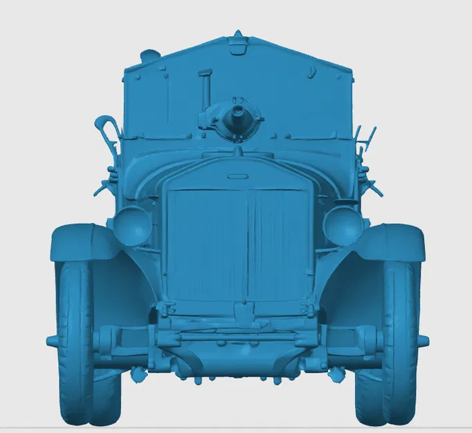 Mô hình xe bọc thép Rolls-Royce Thế chiến I dành cho sa bàn - Image 2