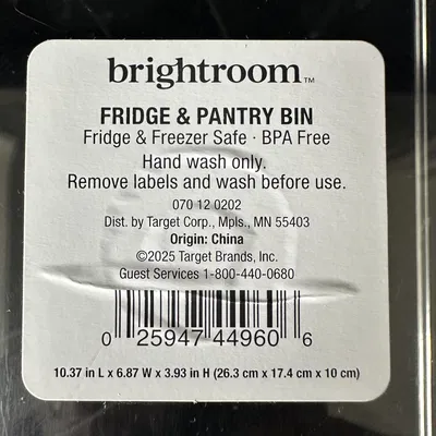 Vách ngăn khay đựng túi trữ sữa tủ lạnh cho Target Brightroom