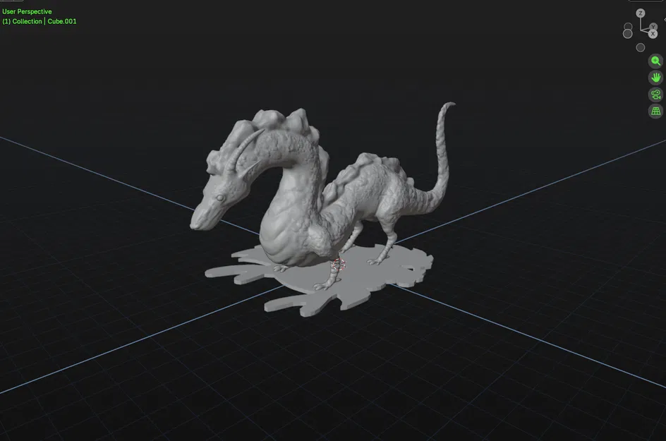 Mô hình rồng Hako (Дракон_Хако) trang trí in 3D đẹp mắt - Image 1