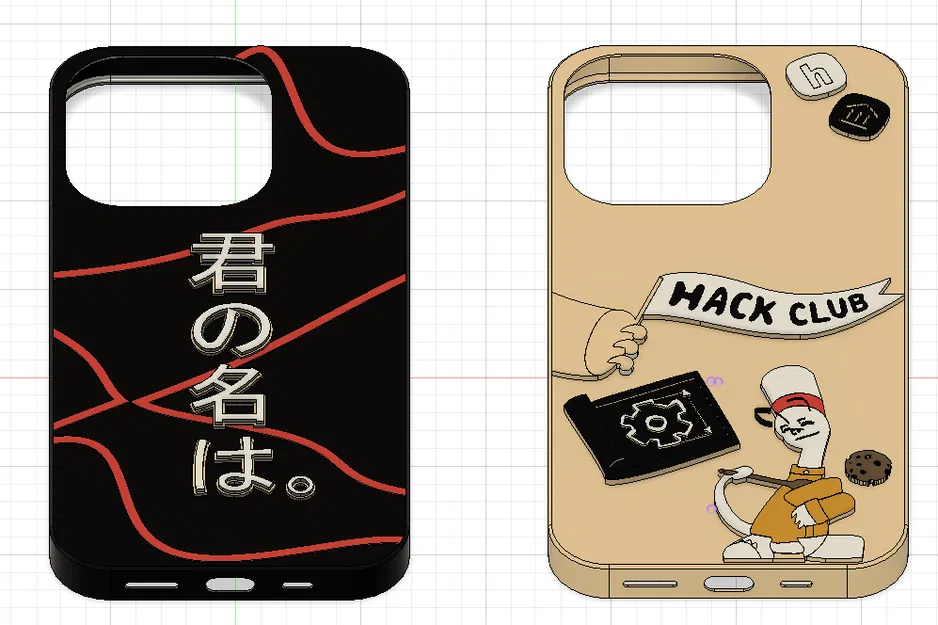 Bộ sưu tập ốp lưng iPhone 15 Pro phong cách Hack Club và Your Name - Image 3