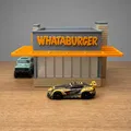 Mô hình Diorama Whataburger tỷ lệ 1/64 cho người sưu tầm xe - Thumbnail 2