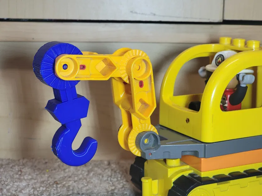 Gầu múc và móc cẩu thay thế cho xe máy xúc đồ chơi - Image 2