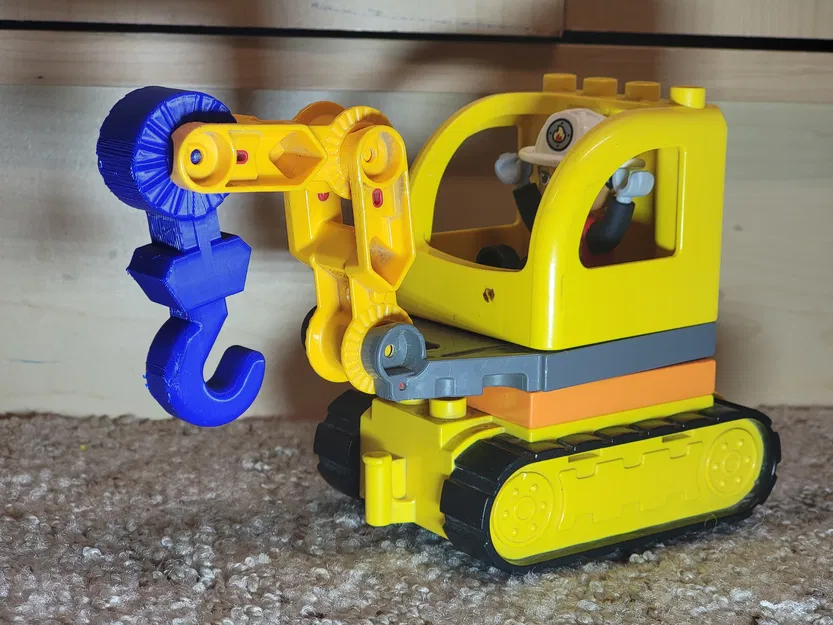 Gầu múc và móc cẩu thay thế cho xe máy xúc đồ chơi - Image 3