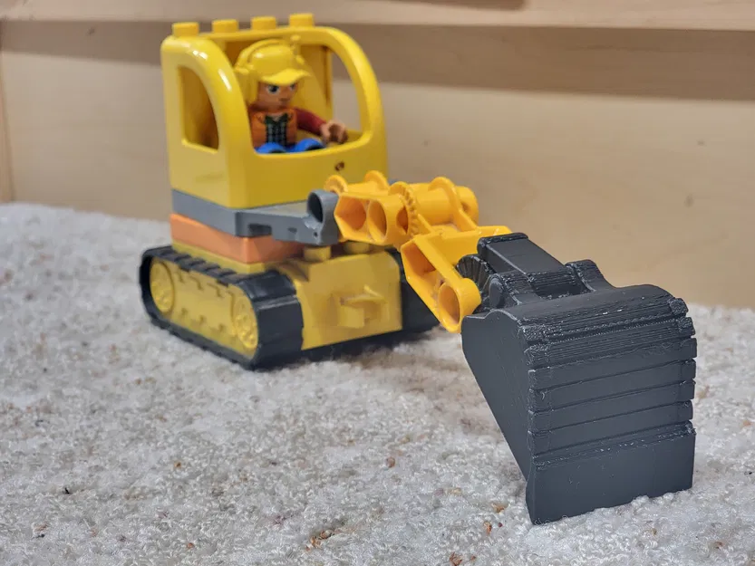 Gầu múc và móc cẩu thay thế cho xe máy xúc đồ chơi - Image 4