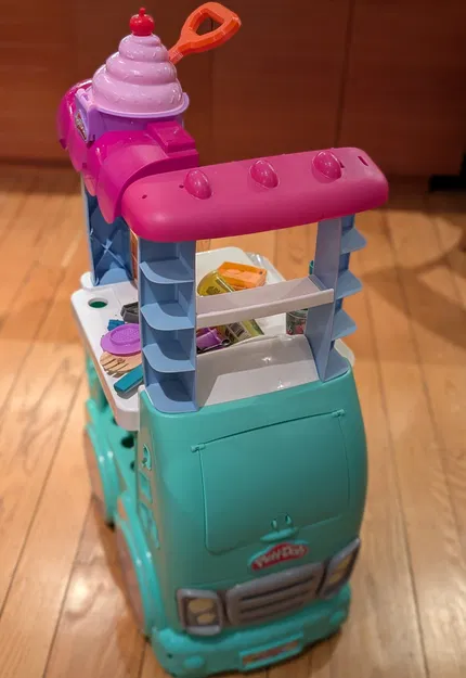 Tay cầm thay thế cho cần nhấn xe làm bánh cupcake Play-Doh - Image 2