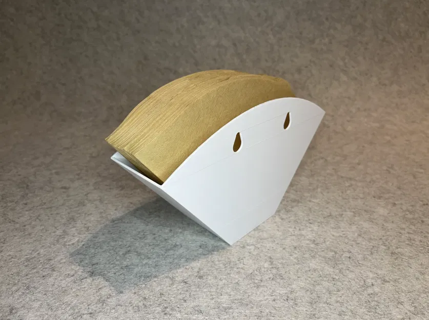 Kệ treo tường đựng giấy lọc cà phê 3D - Gọn gàng, tiện lợi - Image 3