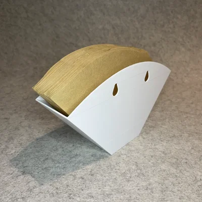 Kệ treo tường đựng giấy lọc cà phê 3D - Gọn gàng, tiện lợi