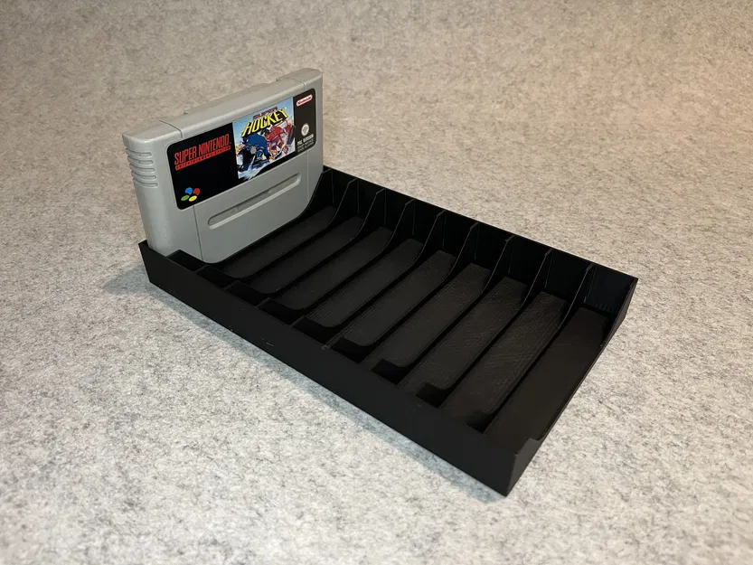Kệ trưng bày băng game SNES (Super Nintendo) - Image 1
