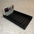 Kệ trưng bày băng game SNES (Super Nintendo) - Thumbnail 1