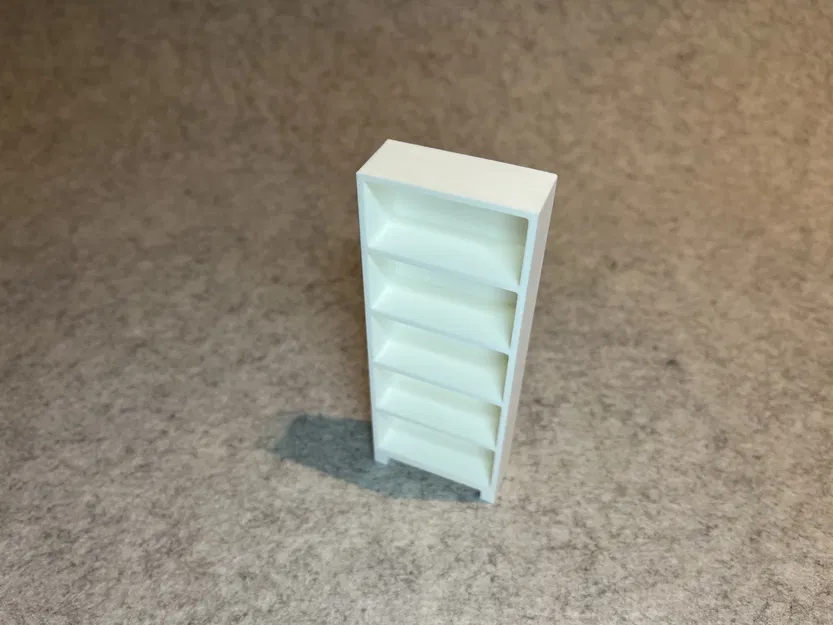 Mô hình kệ sách mini tỉ lệ 1:18 cho nhà búp bê (Dollhouse) - Image 2