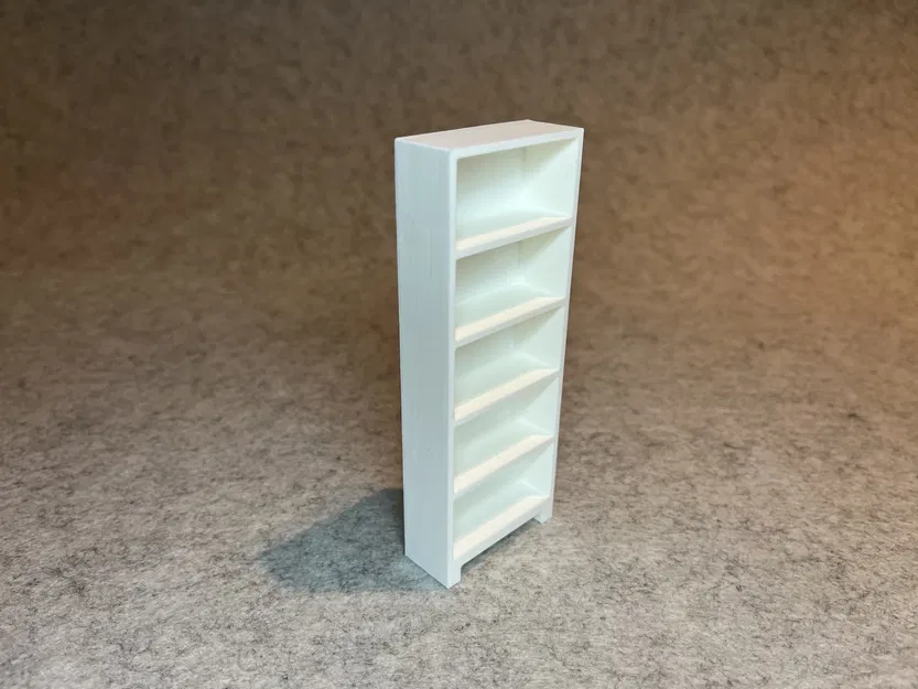 Mô hình kệ sách mini tỉ lệ 1:18 cho nhà búp bê (Dollhouse) - Image 3
