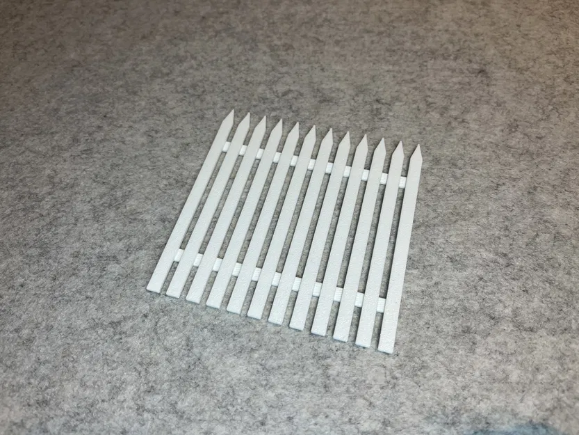 Mẫu hàng rào mini 1:18 cho nhà búp bê - File in 3D cực xinh - Image 1